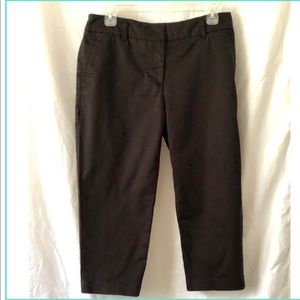 Kenar Capri Pants Size 8 Black Stretch